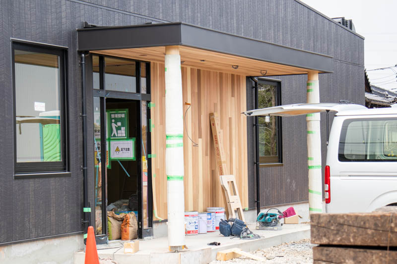 むさしの森珈琲 北本店 工事状況(2019/4/7)